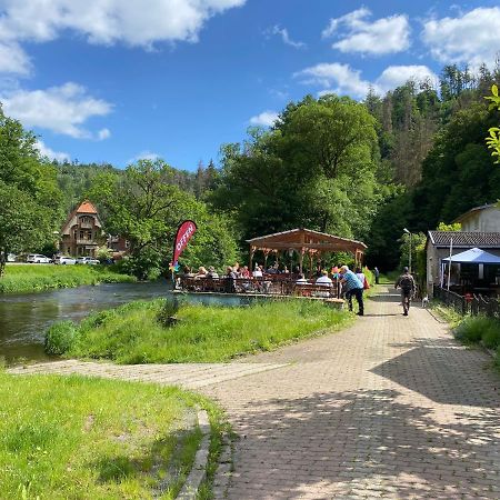 Pension Sternschnuppe, Treseburg Harz, Unmittelbar Am Wasser Thale Buitenkant foto