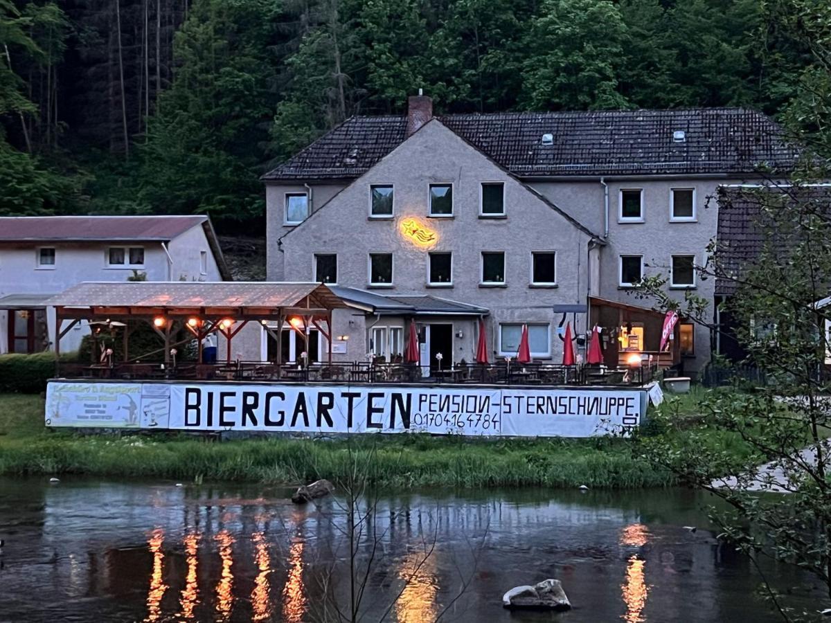 Pension Sternschnuppe, Treseburg Harz, Unmittelbar Am Wasser Thale Buitenkant foto
