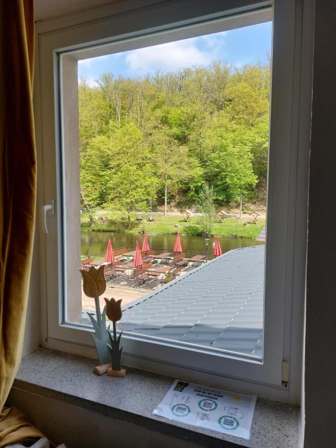 Pension Sternschnuppe, Treseburg Harz, Unmittelbar Am Wasser Thale Buitenkant foto